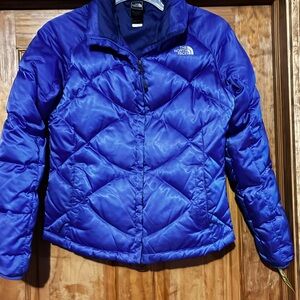 The North Face 550 Blue Goose Down Puffer Jacket Women's Size Medium